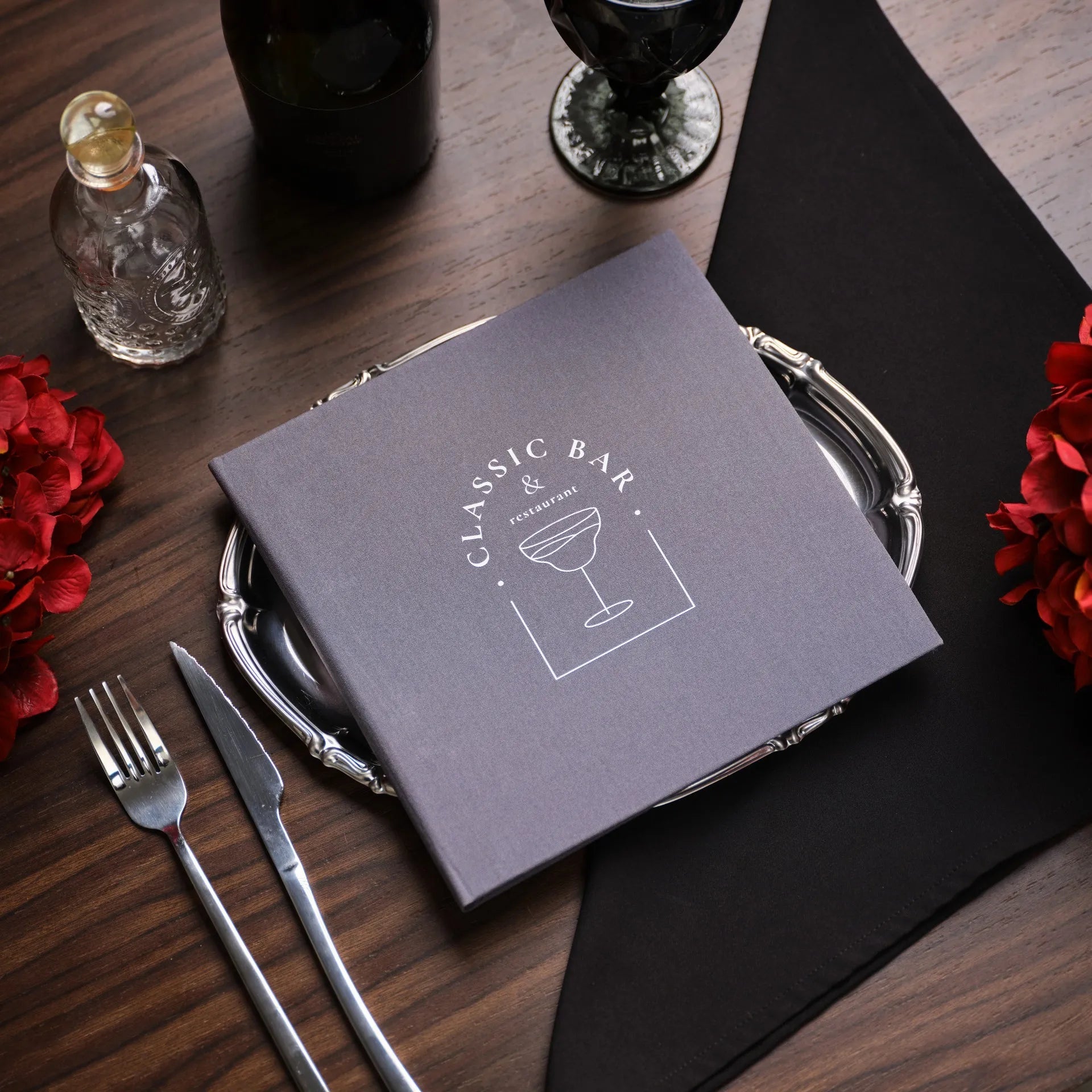 Fabric Menu Covers - inkohoreca-shop